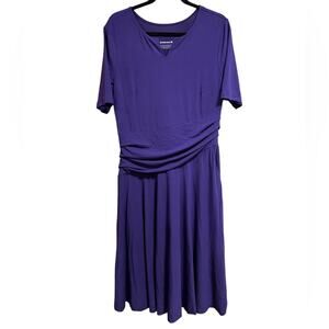 Betabrand Drape Jersey Dress Size Large